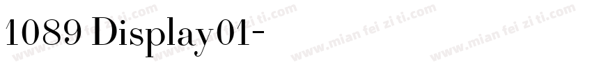 1089 Display01字体转换
